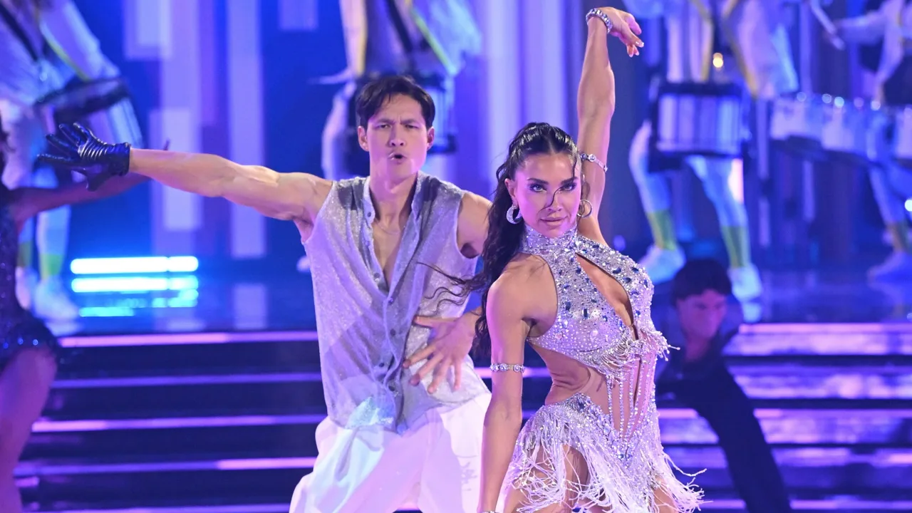 Harry Shum Jr. and Jenna Johnson