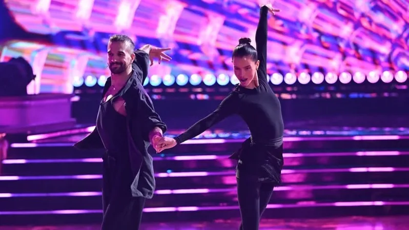 Maura Higgins and Mark Ballas