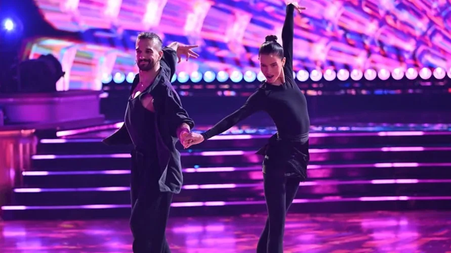 Maura Higgins and Mark Ballas