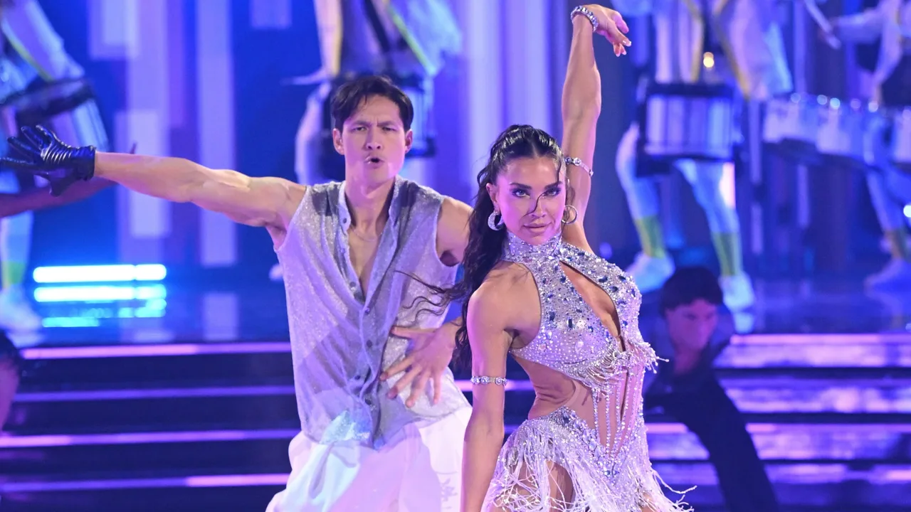 Harry Shum Jr. and Jenna Johnson