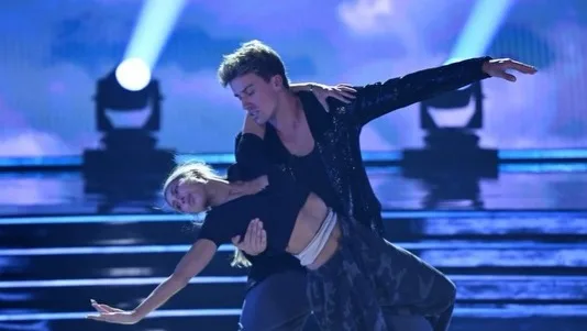 Jackson Olson and Emma Slater