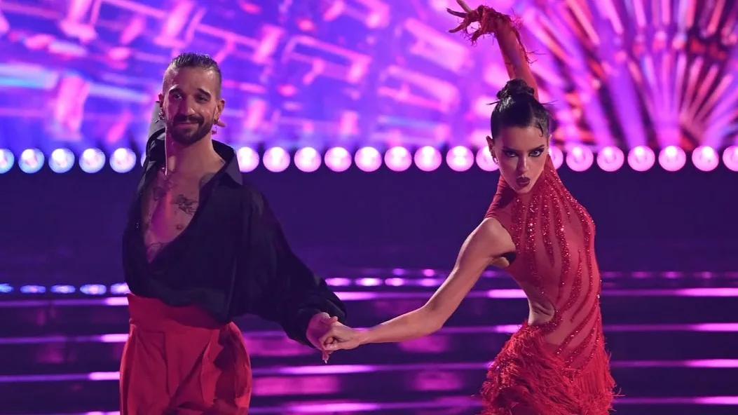 Maura Higgins and Mark Ballas