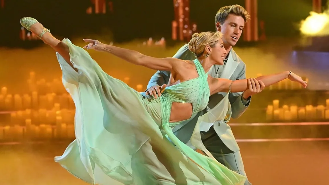 Jackson Olson and Emma Slater