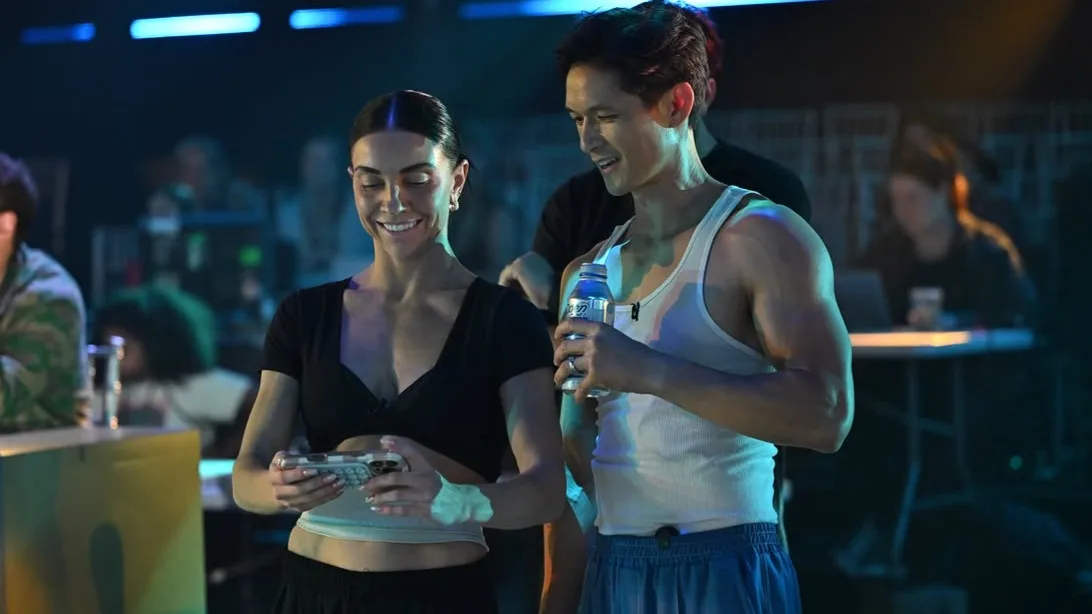 Harry Shum Jr. and Jenna Johnson