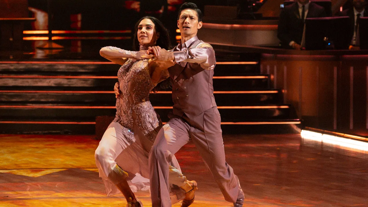 Harry Shum Jr. and Jenna Johnson