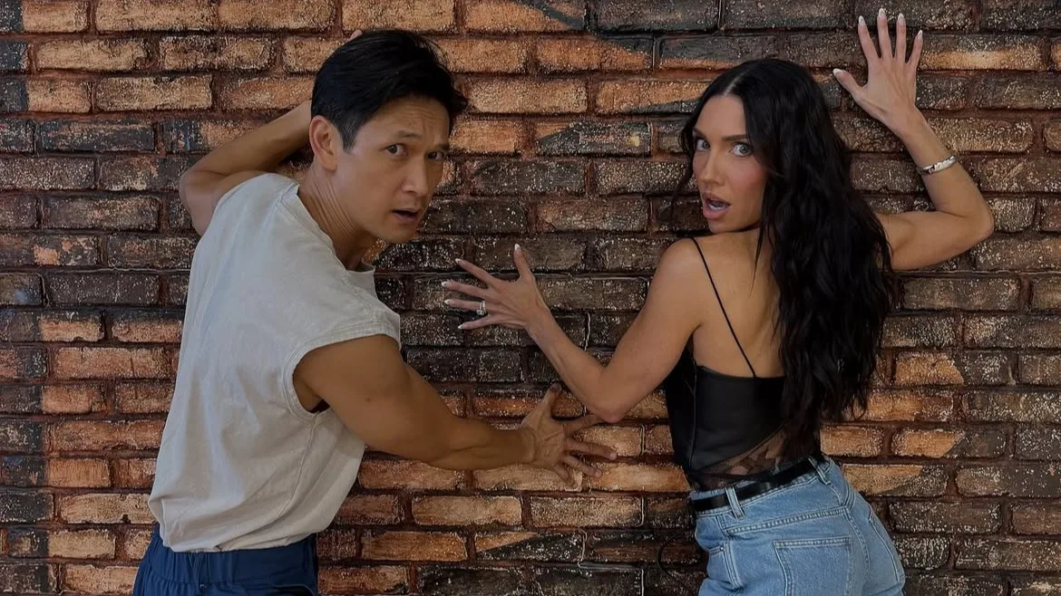 Harry Shum Jr. and Jenna Johnson