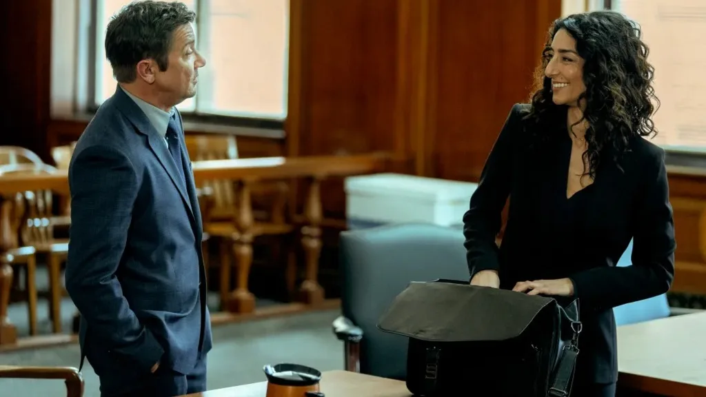 Jeremy Renner and Necar Zadegan