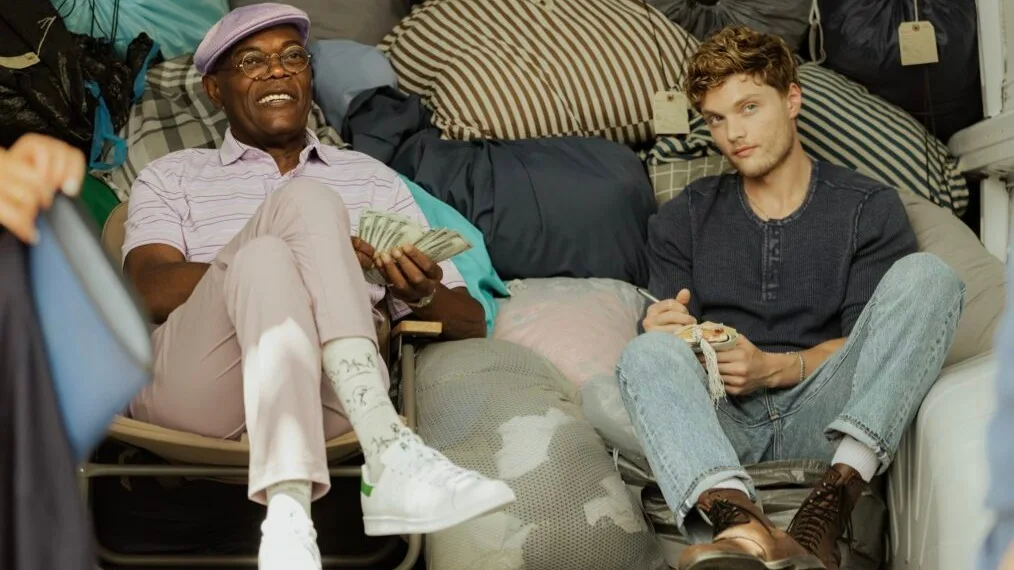 Samuel L. Jackson and Asa Germann