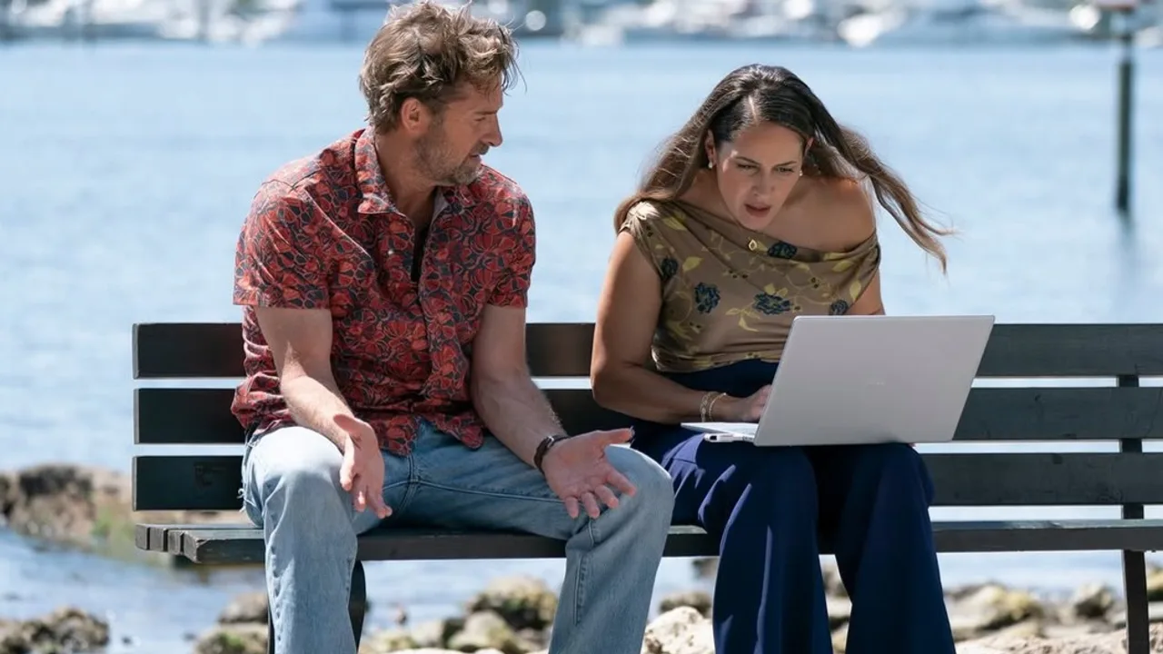 Scott Speedman and Jaina Lee Ortiz in R.J. Decker (Disney)