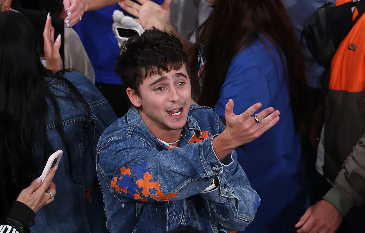 Timothee Chalamet brings courtside style as Knicks continue Finals run