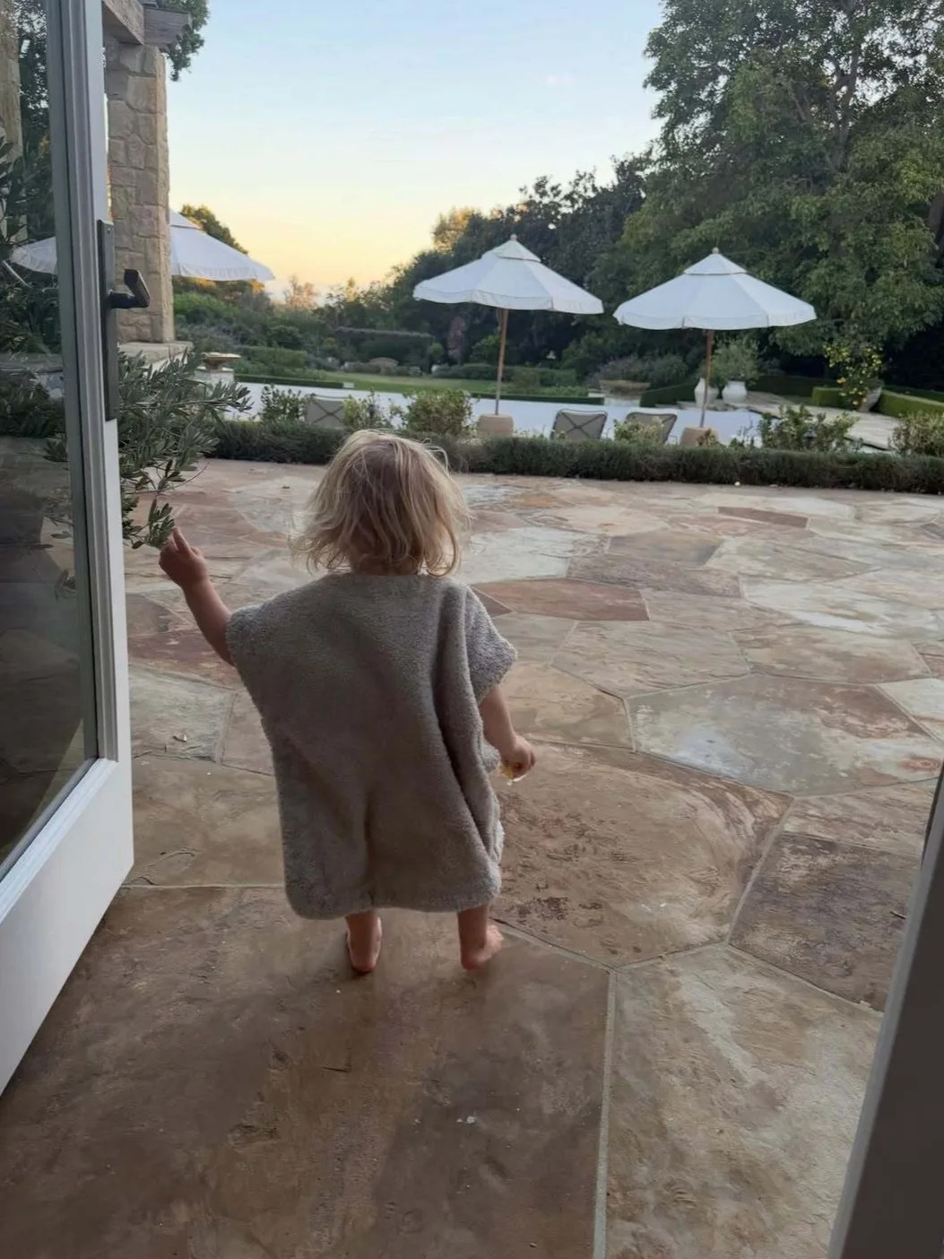Baby Ford enjoys a sweet little walk