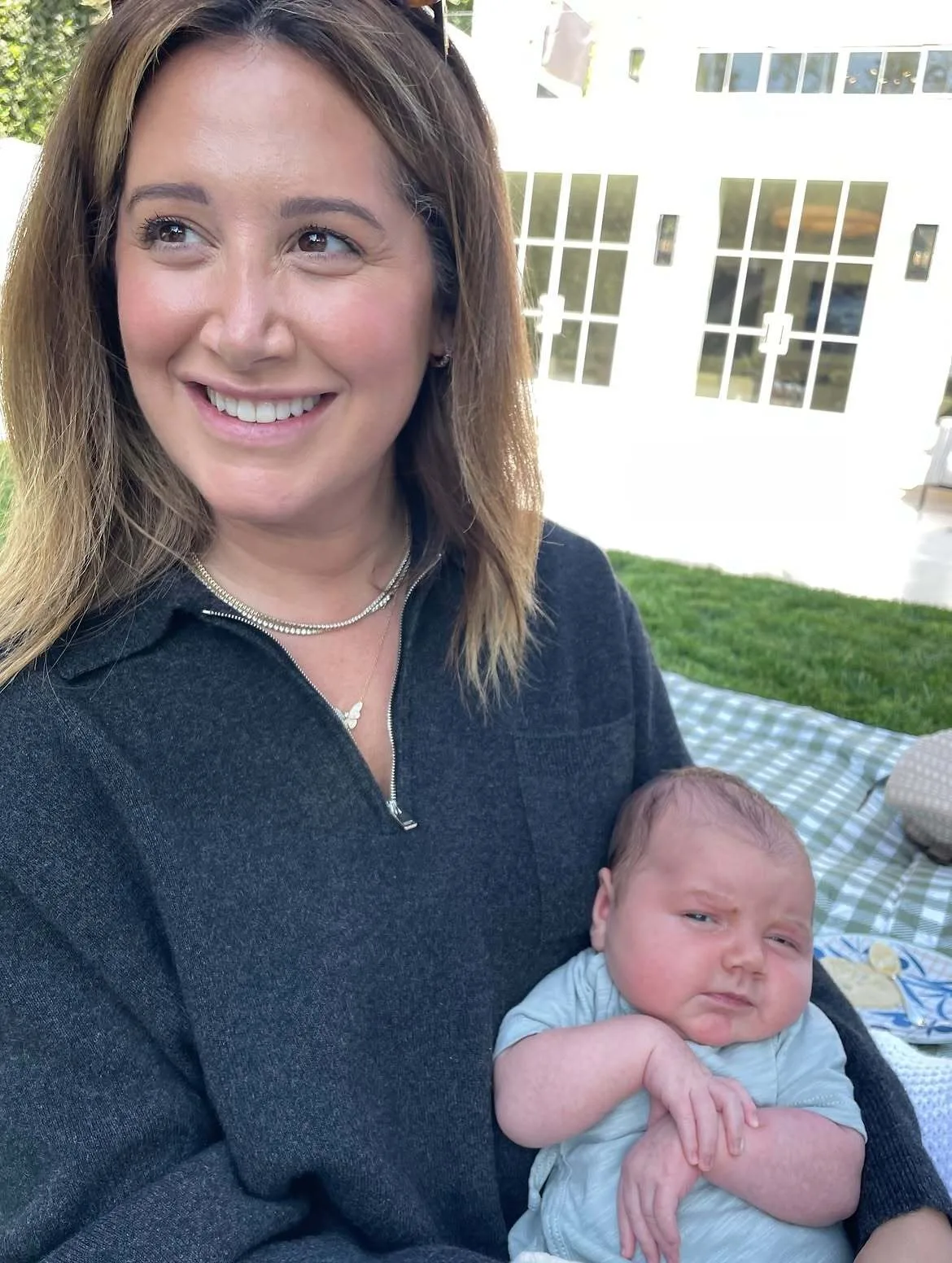 Christopher French shares adorable photo of newborn Emerson with mom Ashley