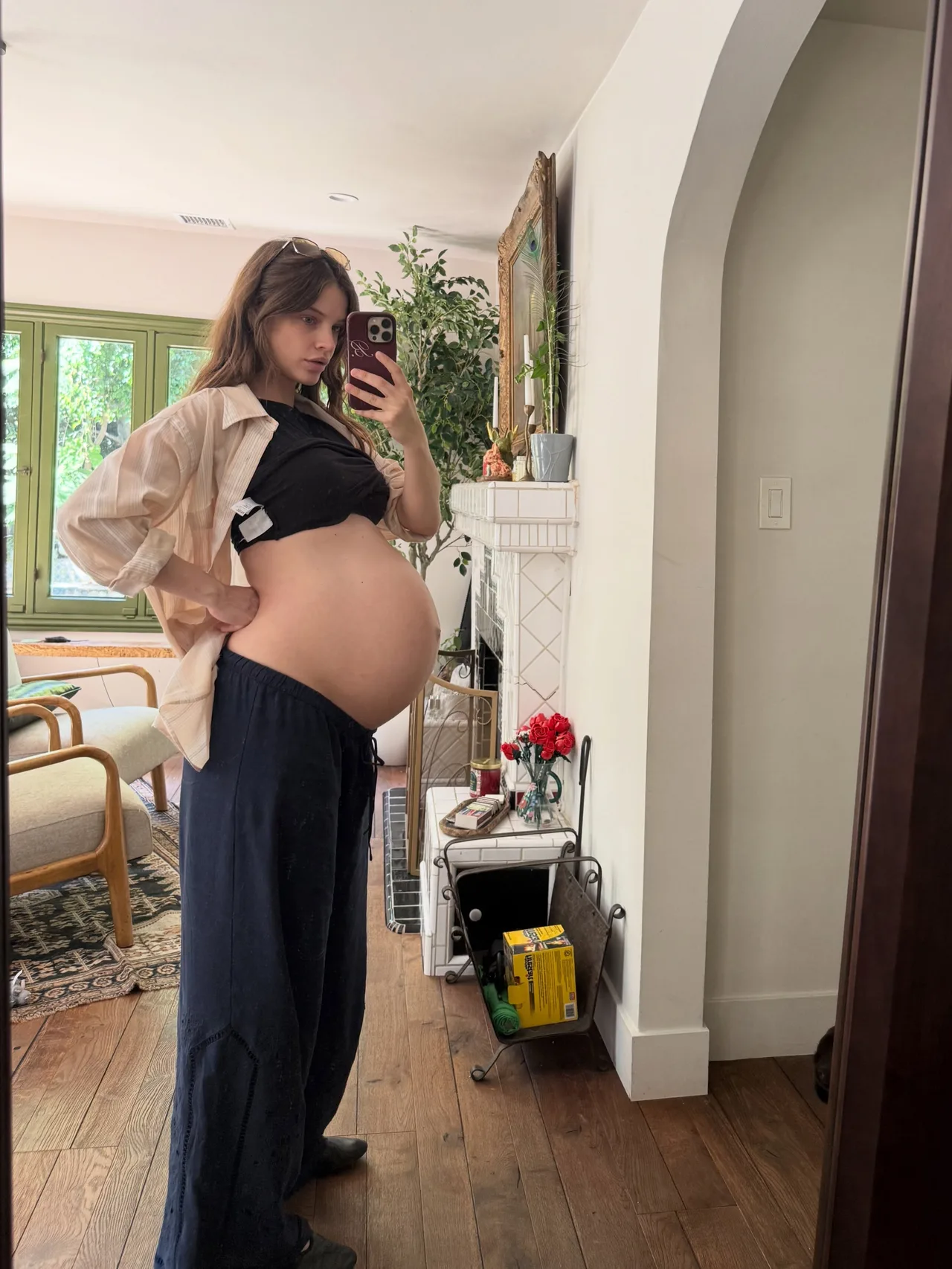 Barbara Palvin shows off baby bump and shares touching message on motherhood