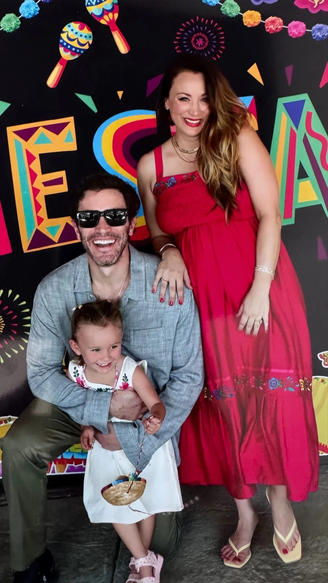 Kaley Cuoco and Tom Pelphrey share a joyful family moment with daughter Matilda