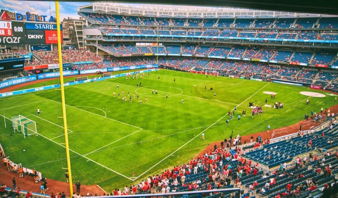 Blake Lively shares a view of the Yankee stadium