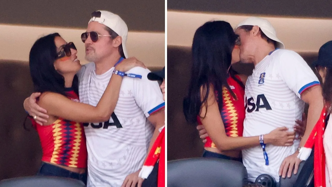 Brad Pitt, 62, and girlfriend Ines De Ramon, 33, pack on the PDA in first outing since Instagram debut