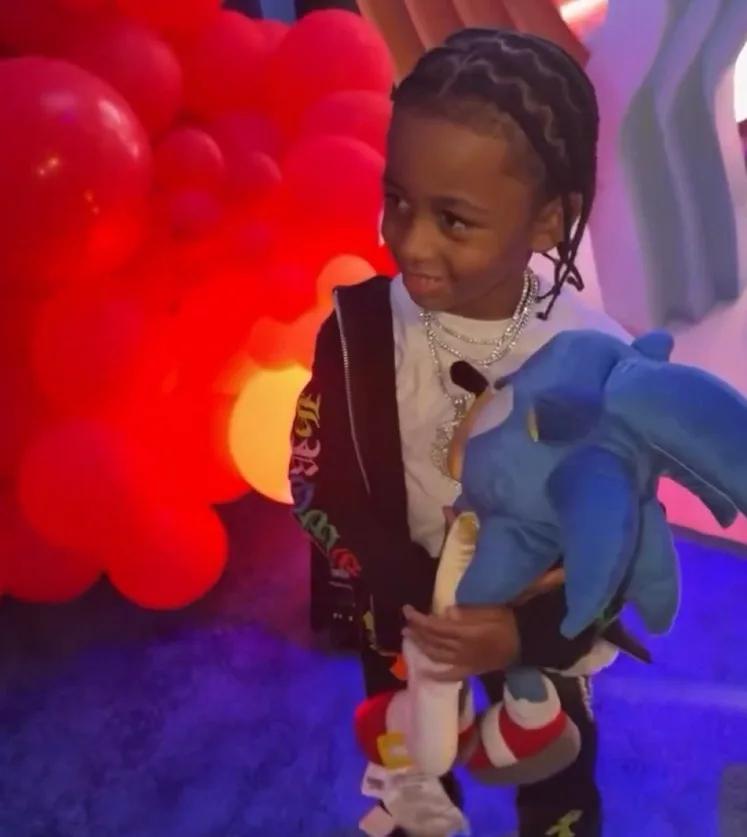 Cardi B’s shares candid glimpse of son Wave at his birthday party