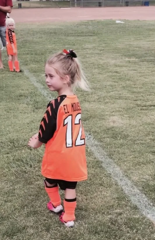 Christina Haack shares photo of little Taylor in customized El Moussa jersey