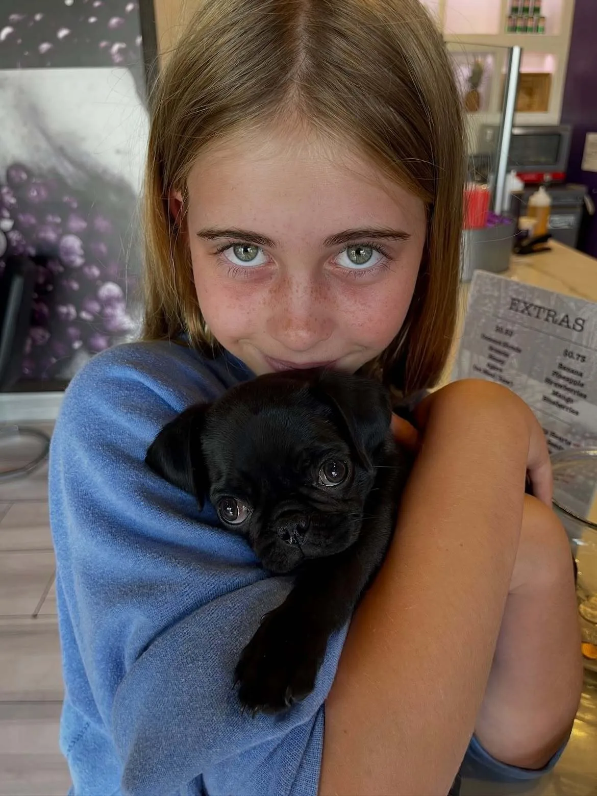 Taylor poses with furry friend in Tarek El Moussa’s birthday post