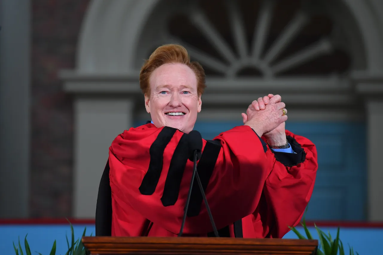 Conan O'Brien encourages Harvard grads to keep perspective on their future