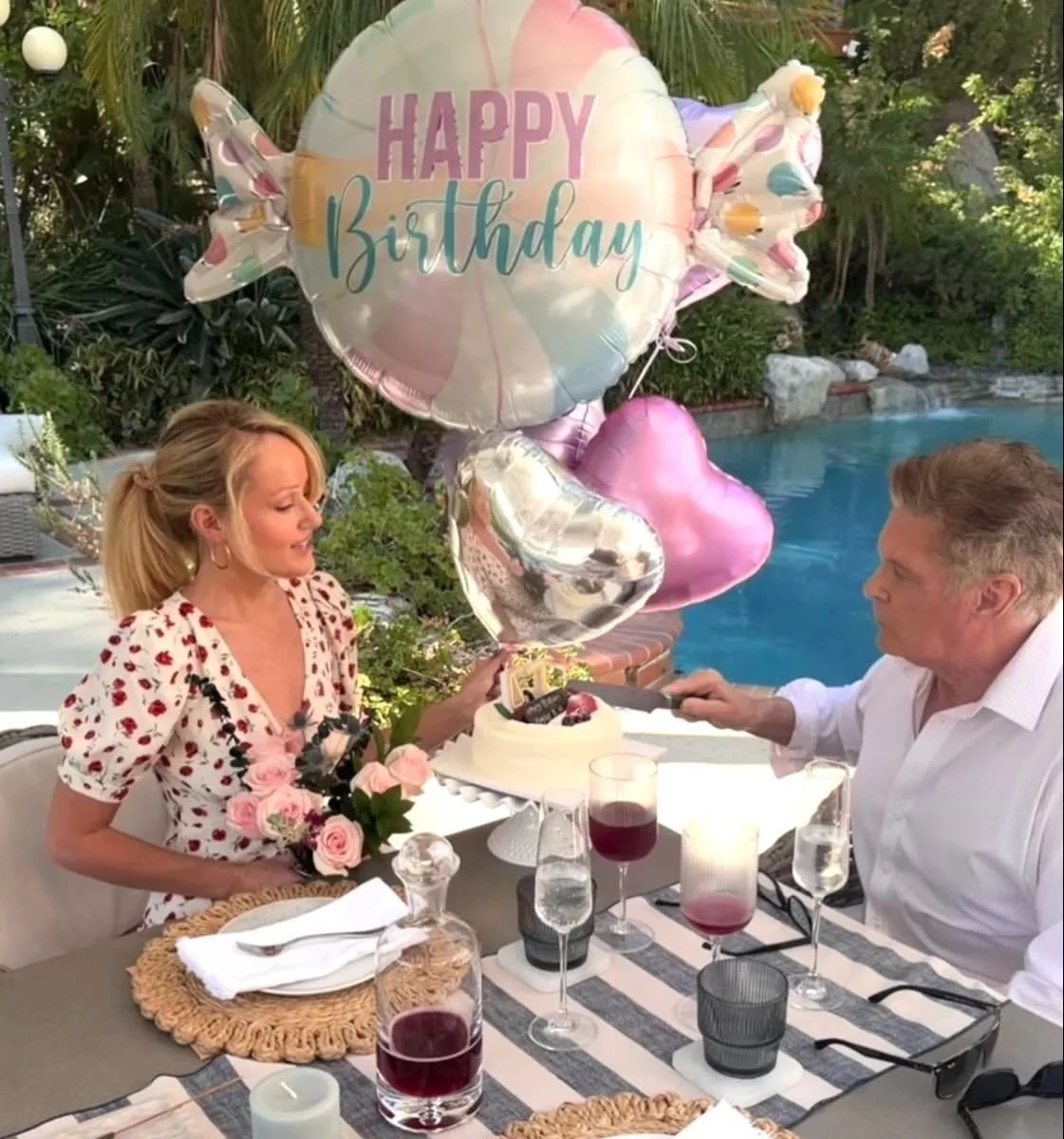 David Hasselhoff and Hayley Roberts prove age is just a number
