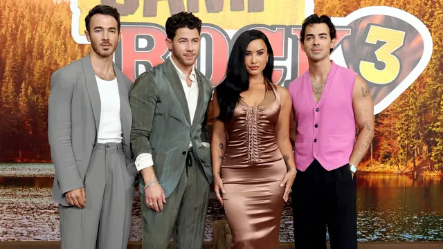 Demi Lovato reunites with The Jonas Brothers at 'Camp Rock 3' premiere after confirming cameo role in film