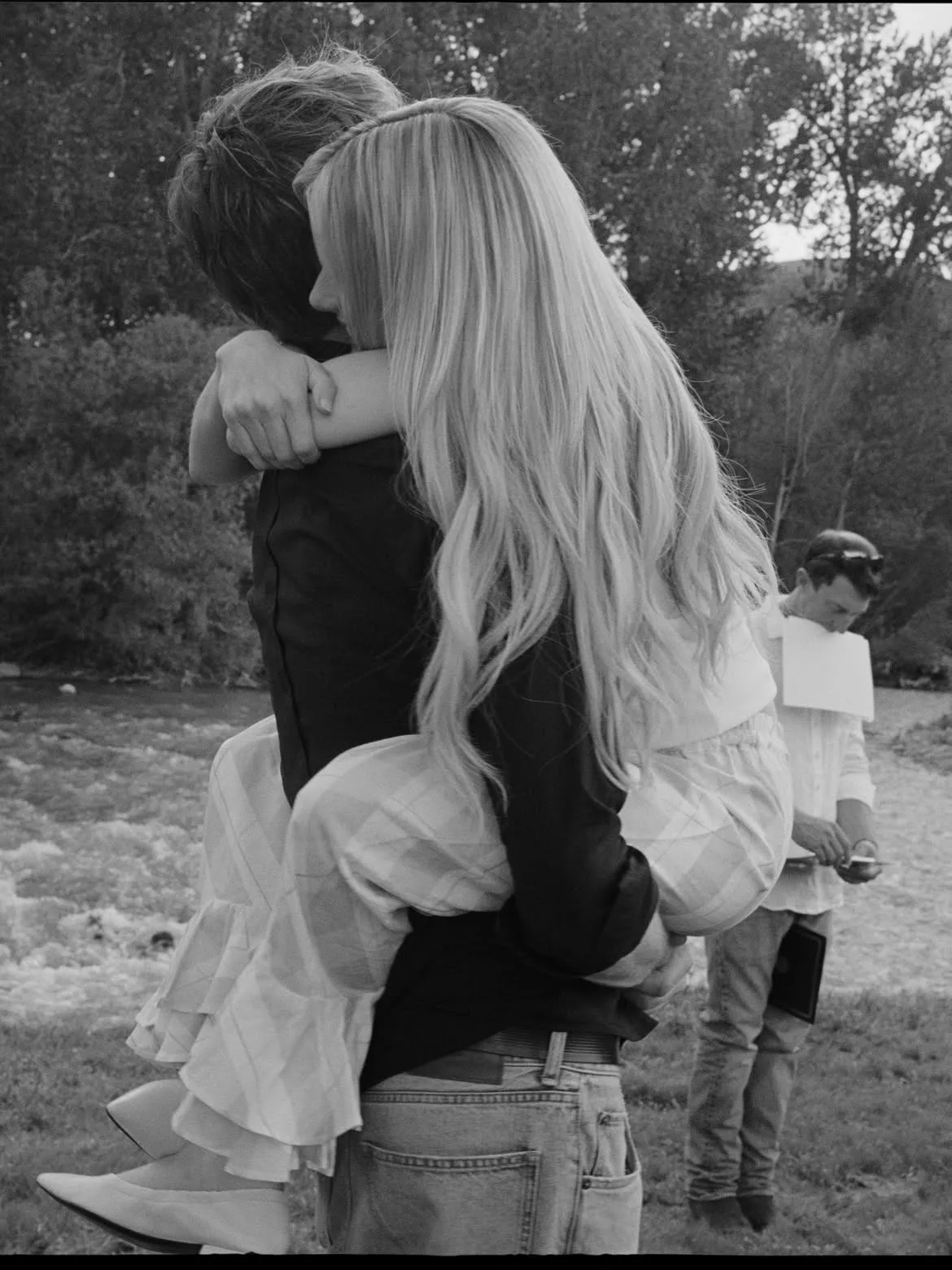 Emma Roberts and Cody John wrapped up in love.