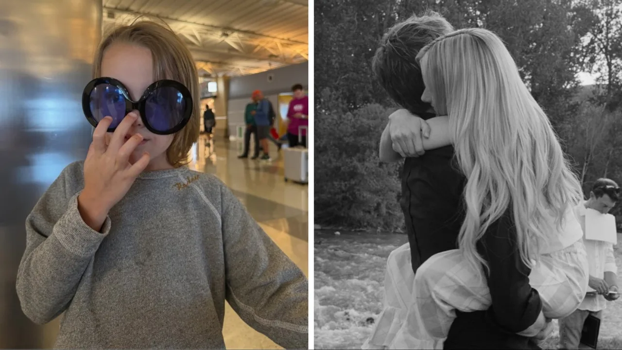 Emma Roberts shares rare family photos ft son Rhodes and husband Cody John