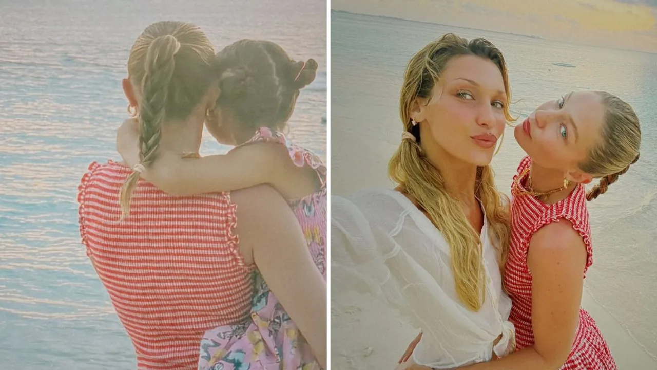Gigi Hadid shares rare photos with daughter Khai and sister Bella Hadid from beach vacation