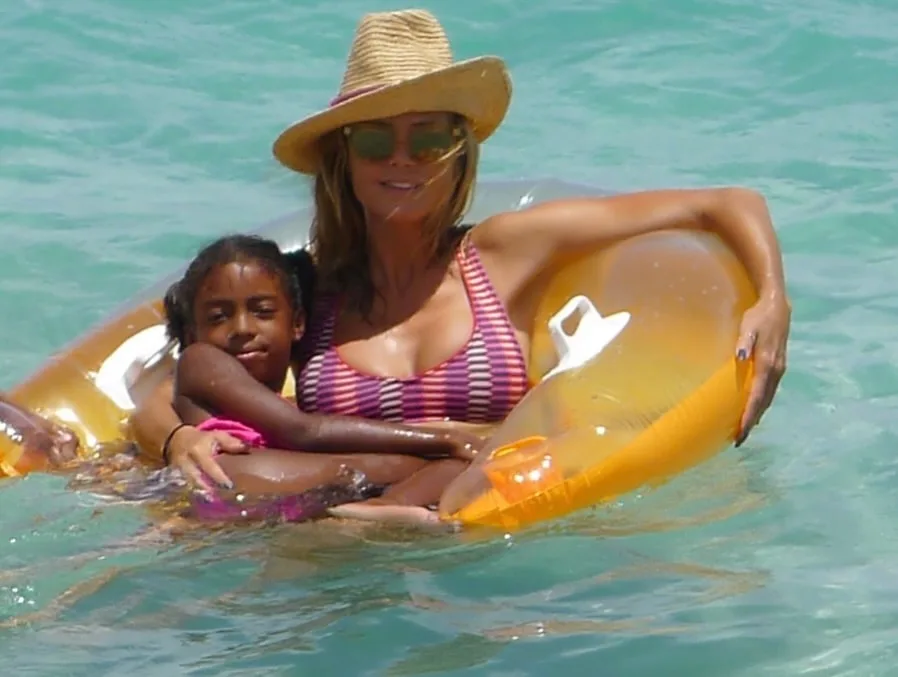 Heidi Klum and Lou enjoys mother-daughter fun time