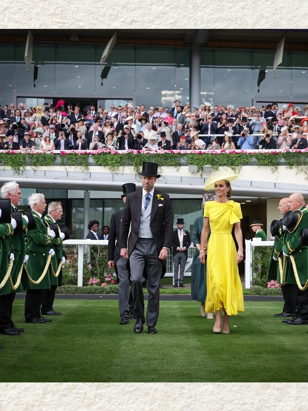 Kate Middleton brings sunshine to Royal Ascot with Prince William