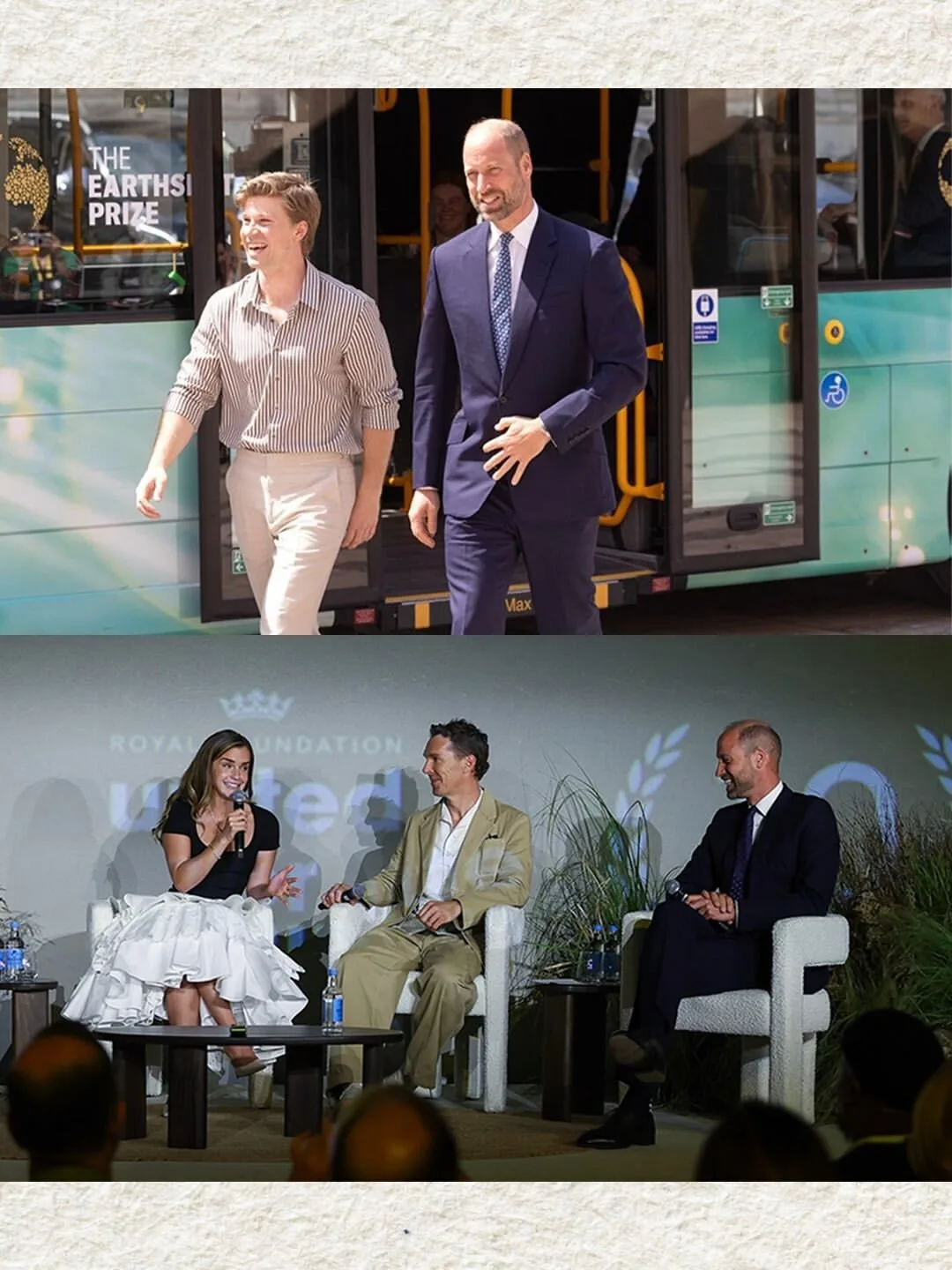 Prince William meets Robert Irwin, Emma Watson and Benedict Cumberbatch