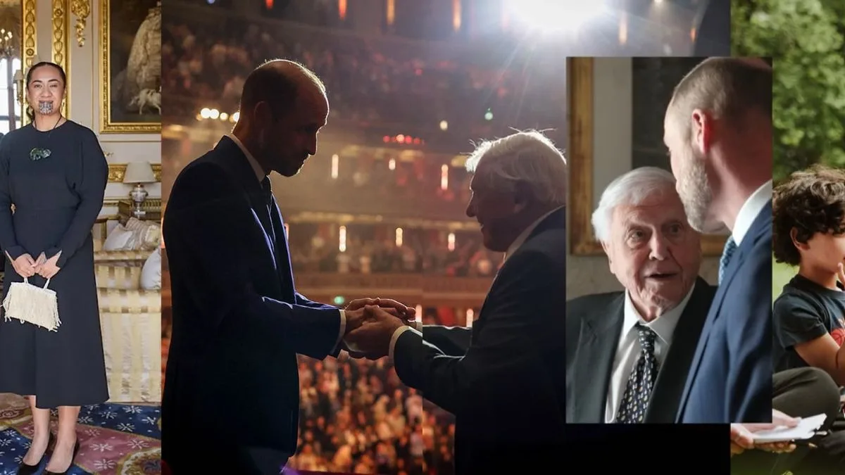 Prince William meets the Maori Queen and attends Sir David Attenborough's 100th birthday bash