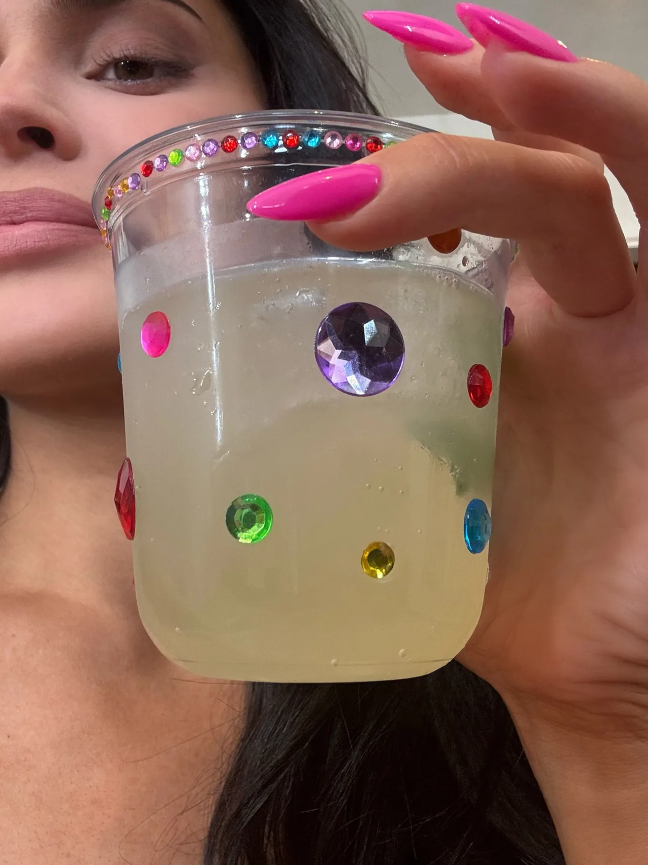 Kylie Jenner adds a jewel spin to her birthday drink