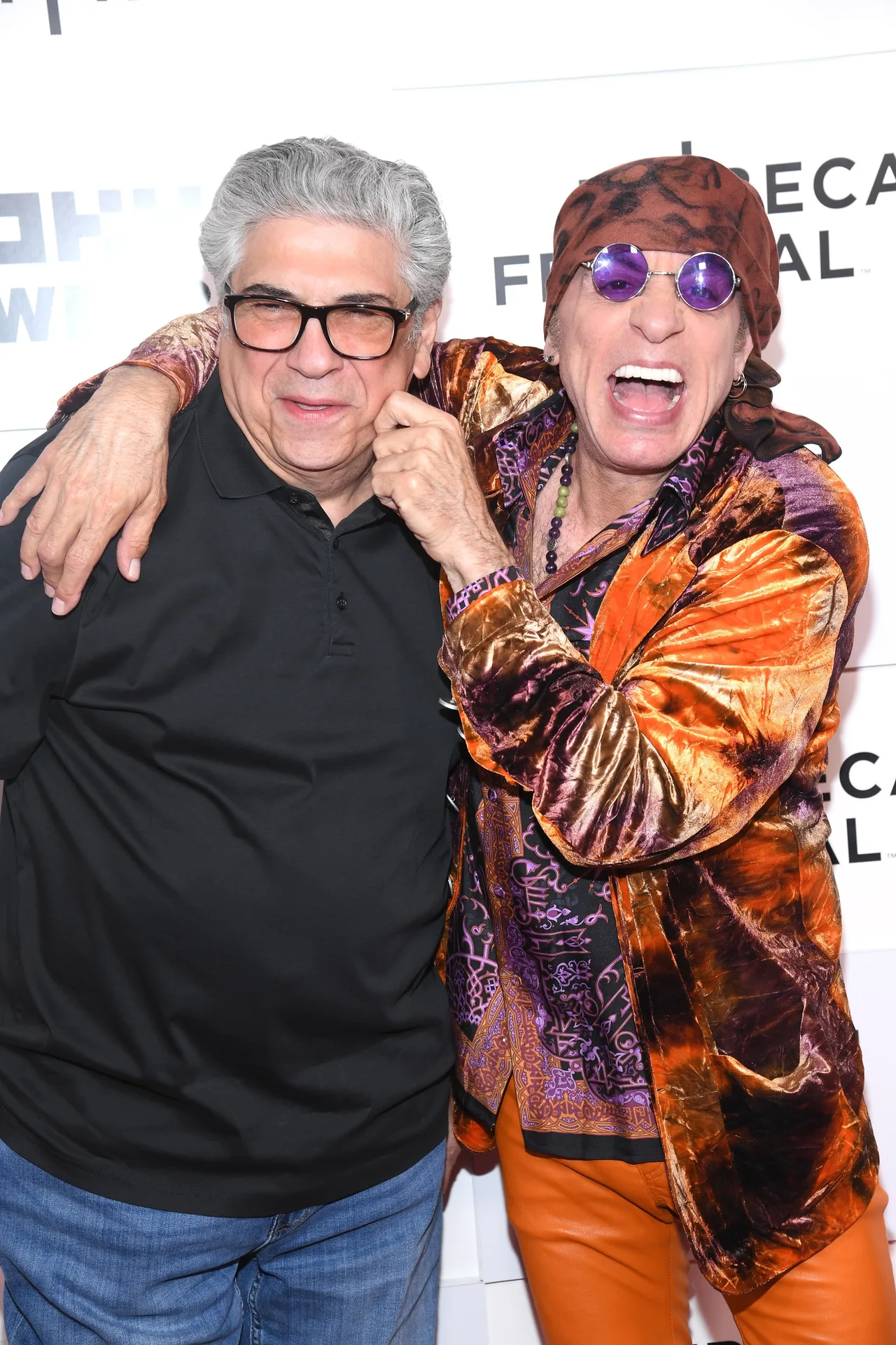 The duo appeared in high spirits during the event