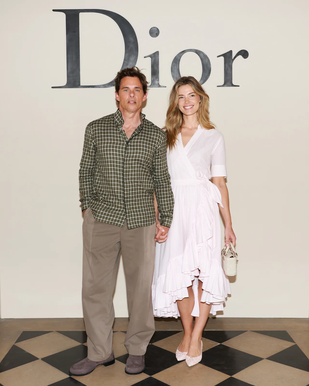 James Marsden first sparked romance rumors with Frederique Brons in 2023