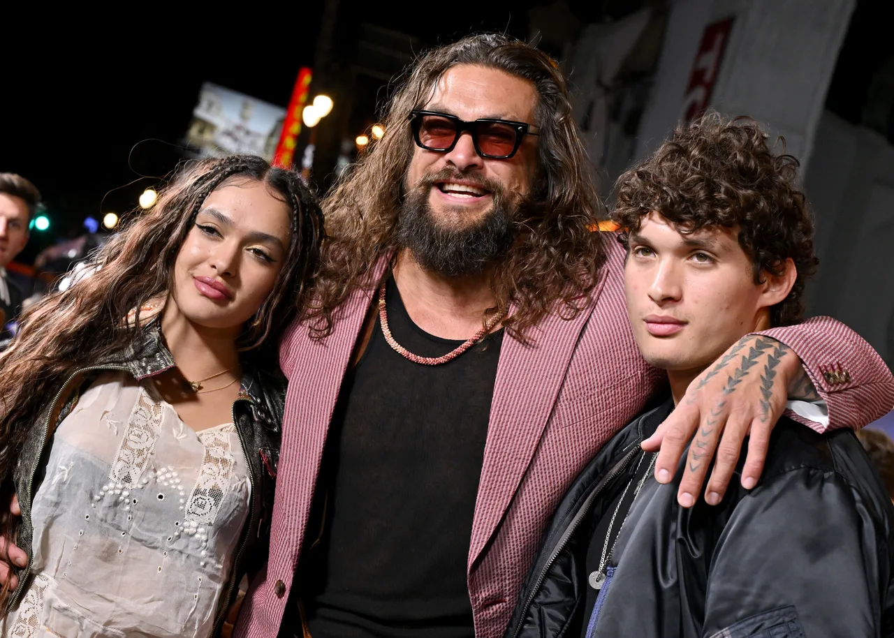 Jason Momoa’s kids, Lola, 19, and Nakoa-Wolf, 17, join him for 'Street Fighter' premiere