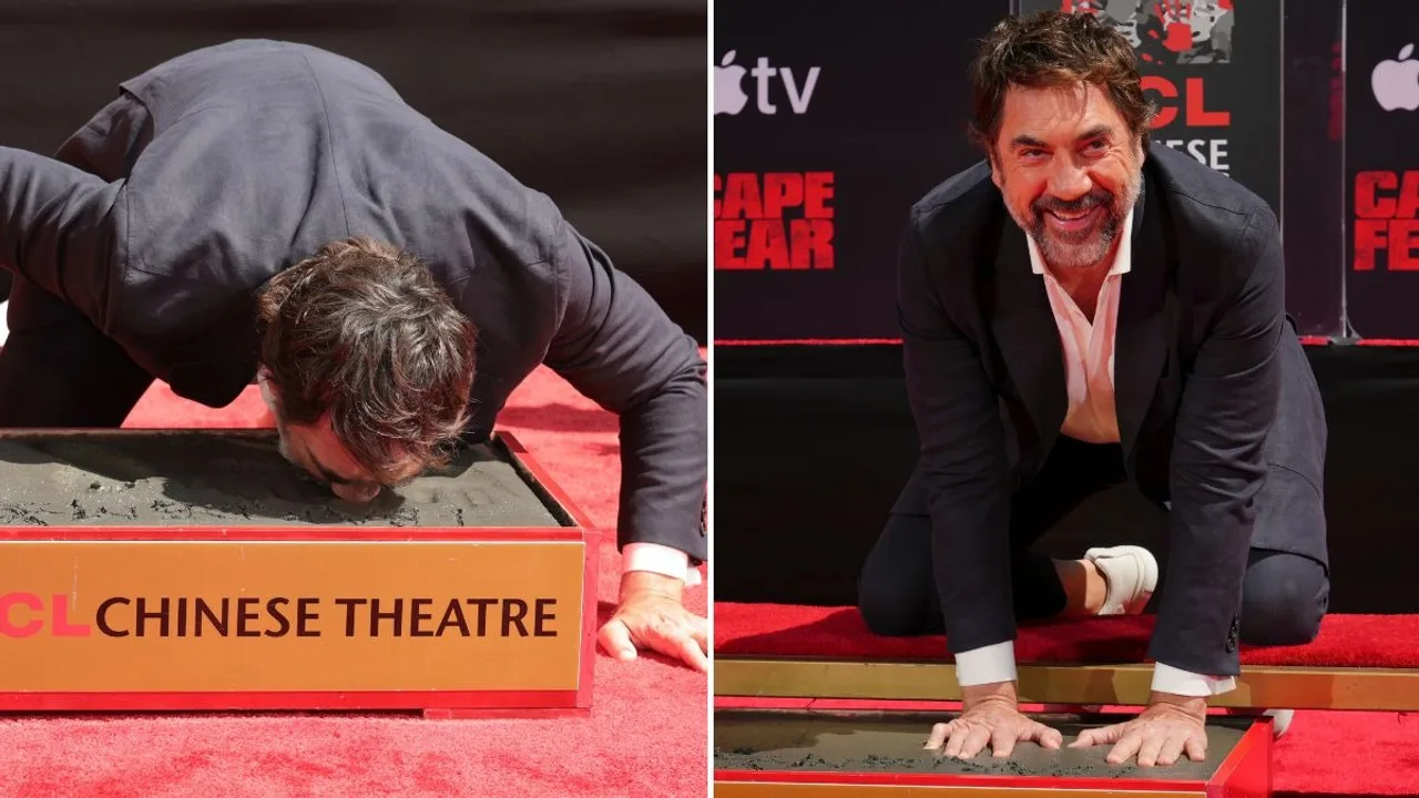 Javier Bardem makes history at TCL Chinese Theatre with the first-ever 'noseprint' in cement forecourt