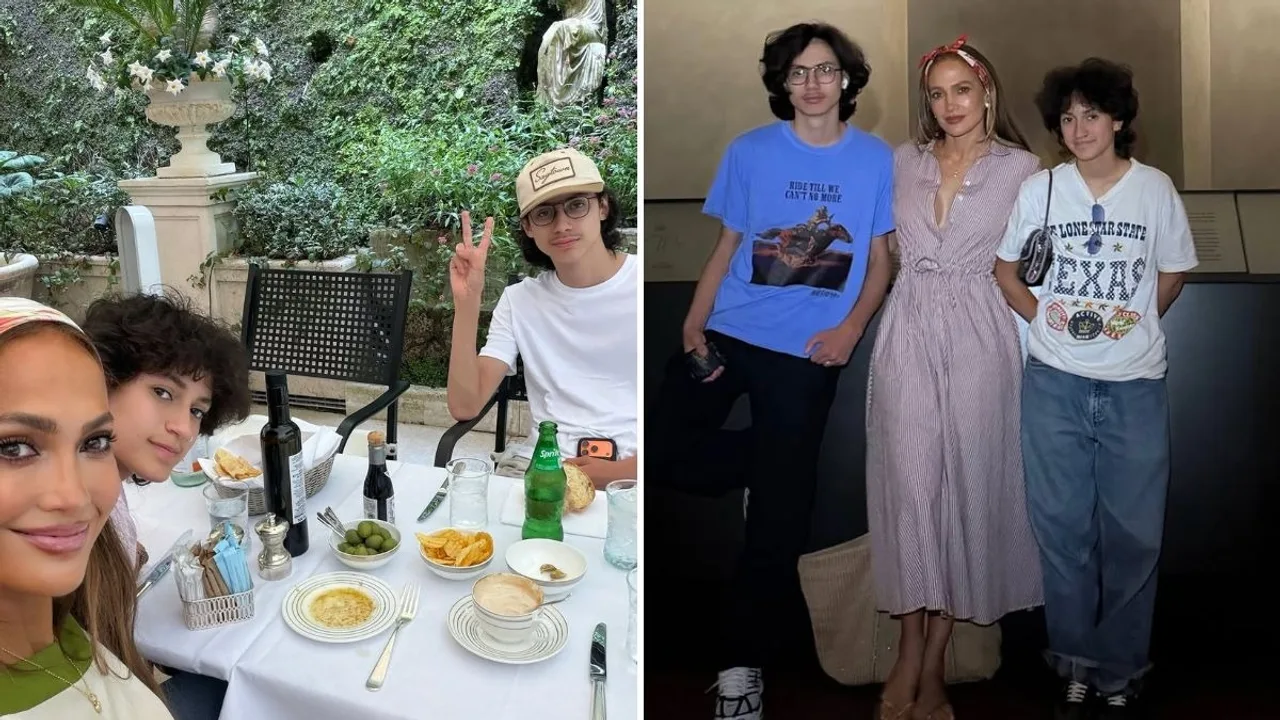 Jennifer Lopez enjoys rare Italian road trip with twins Max and Oskar before entering empty-nester era
