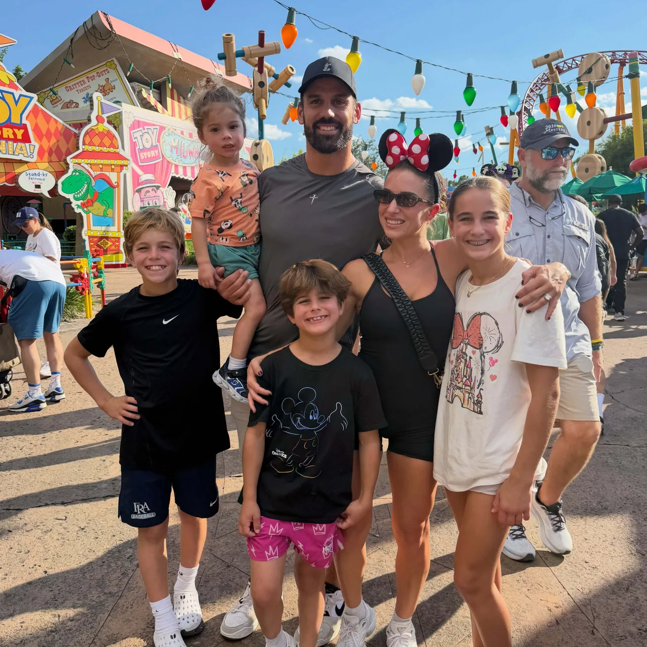 Jessie James Decker enjoys Disney day out with kids