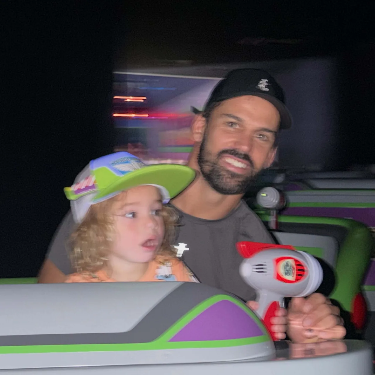 Eric Decker enjoys a ride with Denver