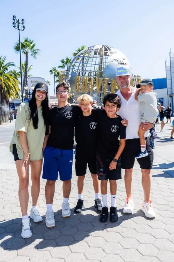 Josh Duhamel and his family mark Axl’s 13th birthday with a theme park trip