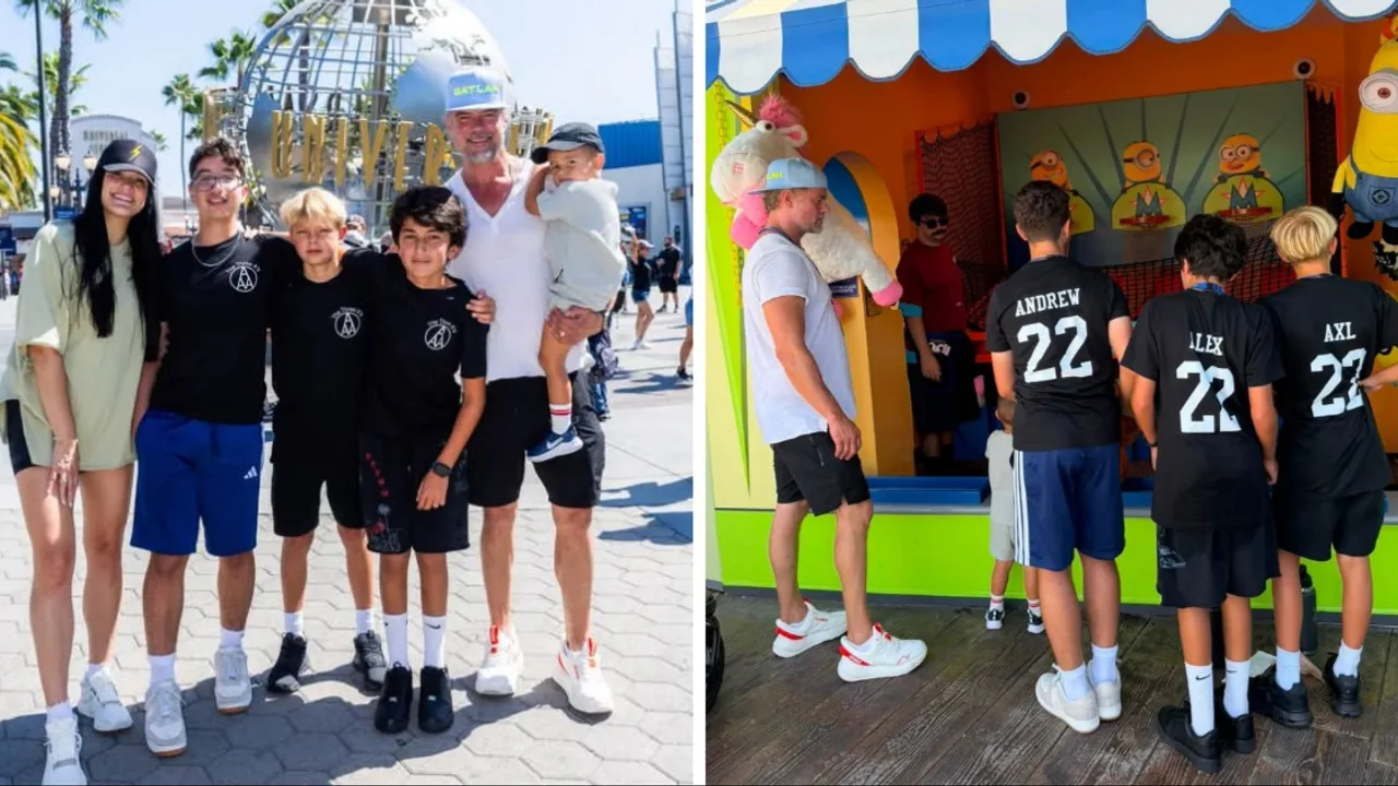 Josh Duhamel shares rare family photos ft both of his sons and wife Audra Mari