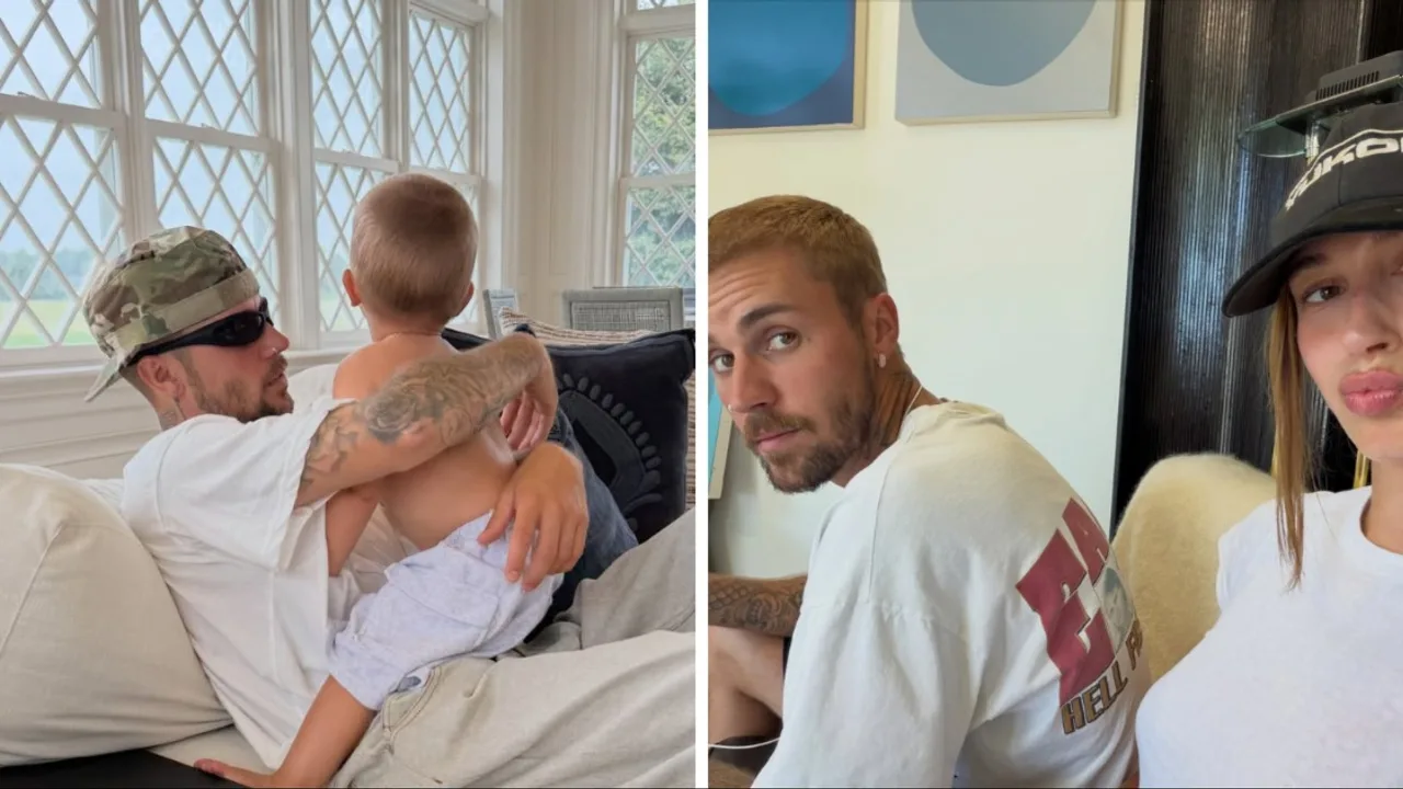 Justin Bieber shares rare photos of family time with wife Hailey Bieber and son Jack Blues