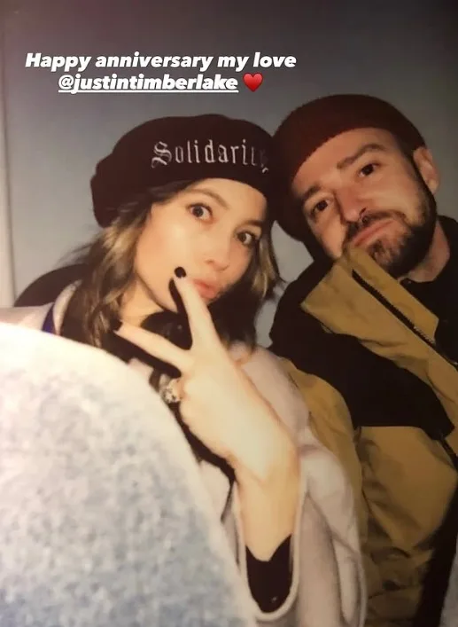Jessica Biel calls Justin Timberlake her 'love' in anniversary tribute