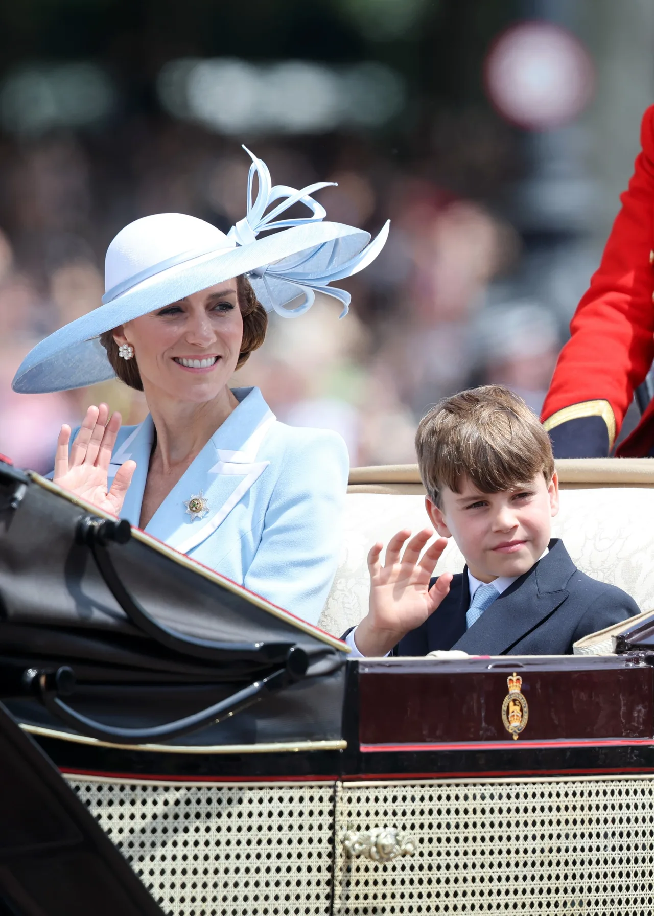 Kate Middleton and Prince Louis channel Princess Diana and a young Prince William
