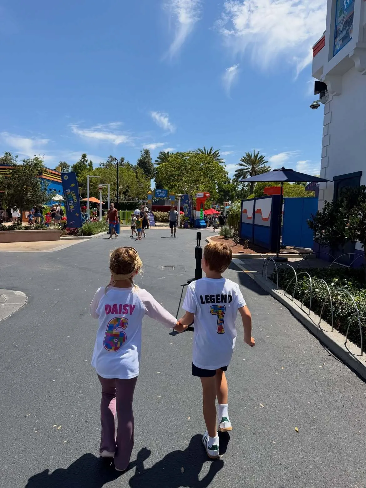 Daisy Dove Bloom's cousin brother accompanies her on Legoland trip