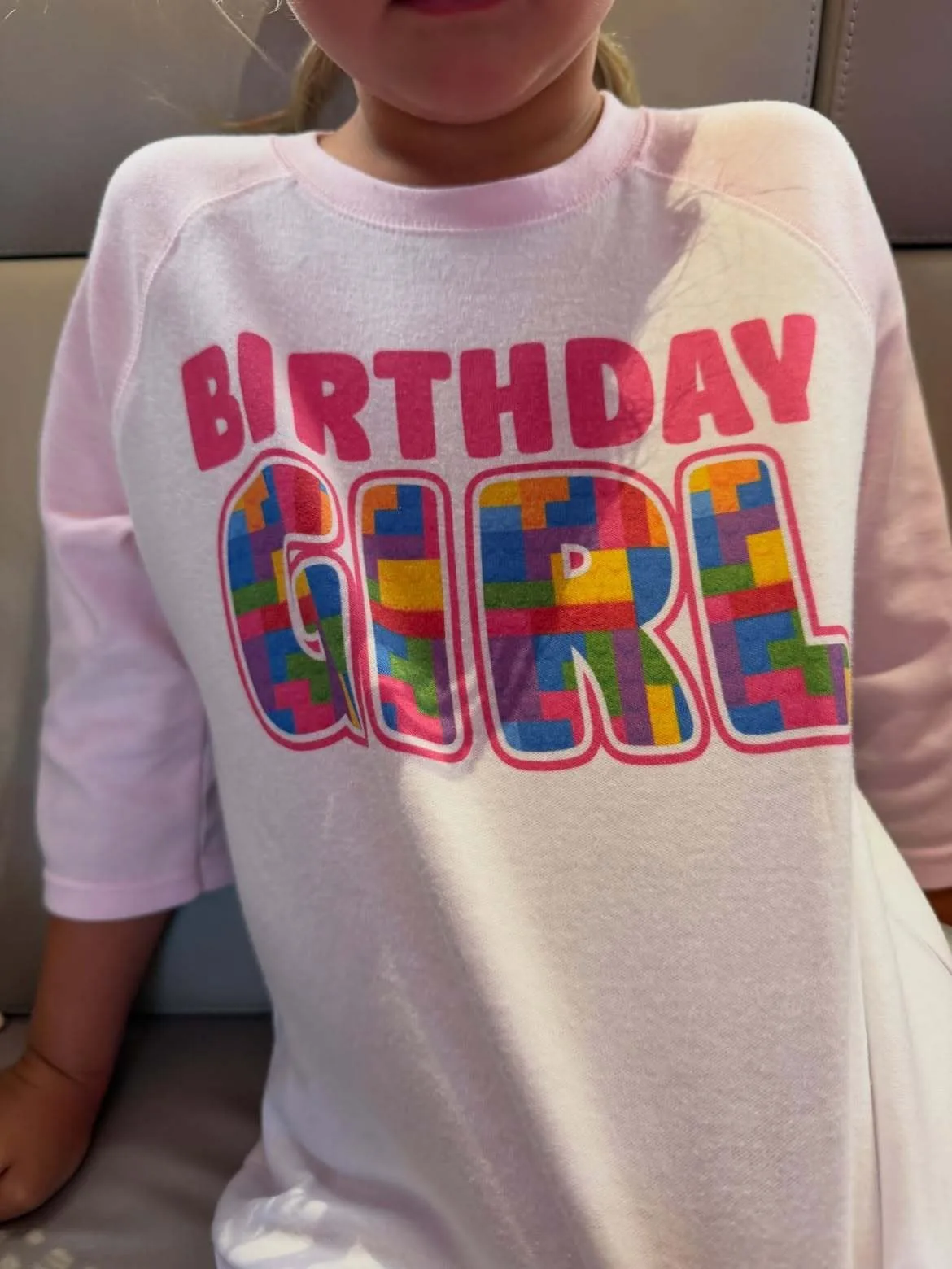 Daisy Dove Bloom flaunts her birthday special Legoland T-shirt