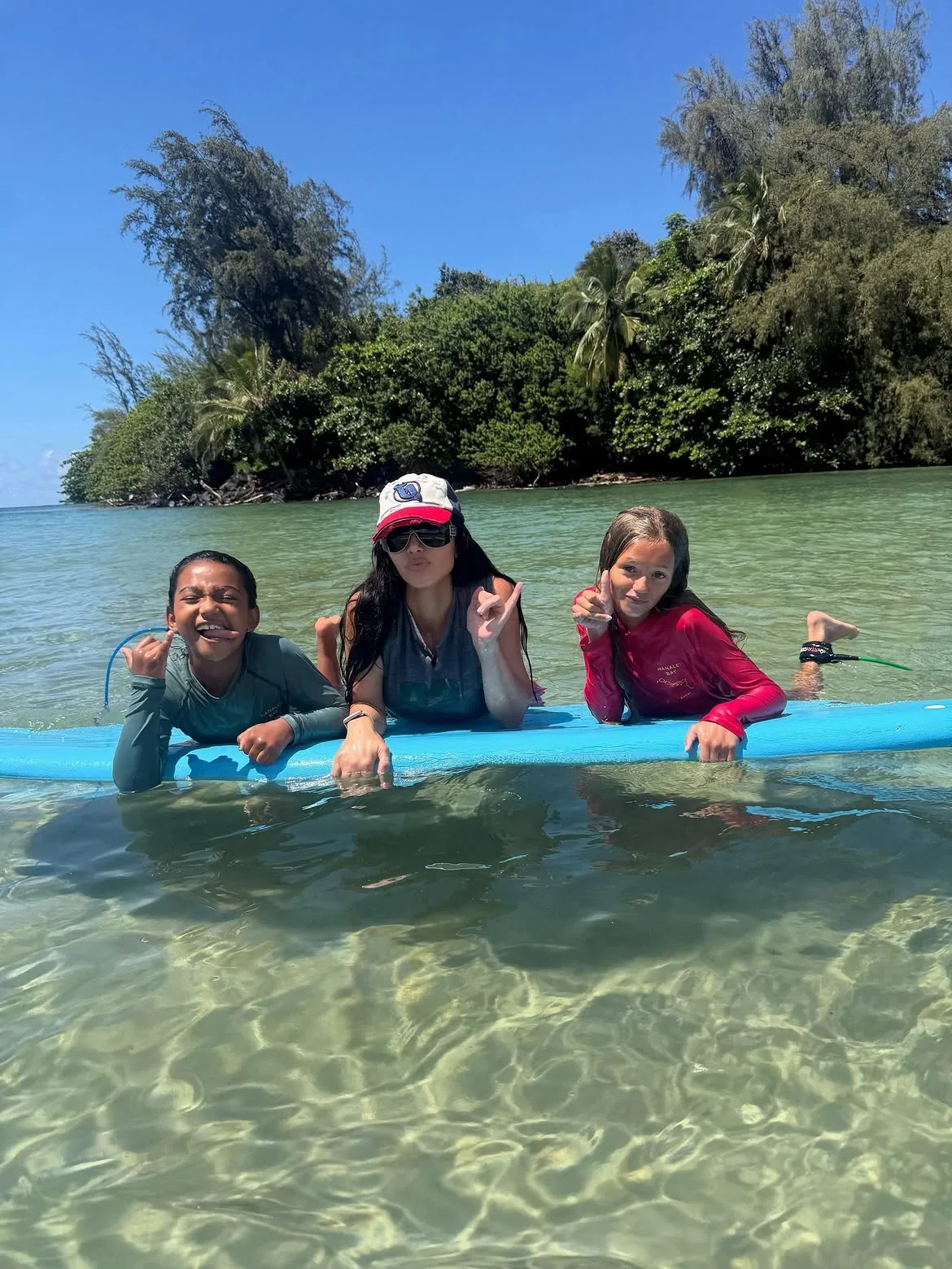 Kim Kardashian enjoys surfing with Lewis Hamilton’s niece