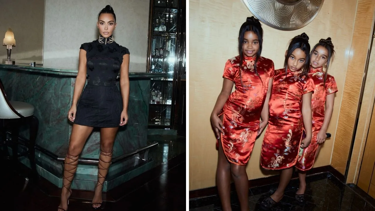 Kim Kardashian shares rare photos of daughter Chicago and nieces Dream and True from China trip